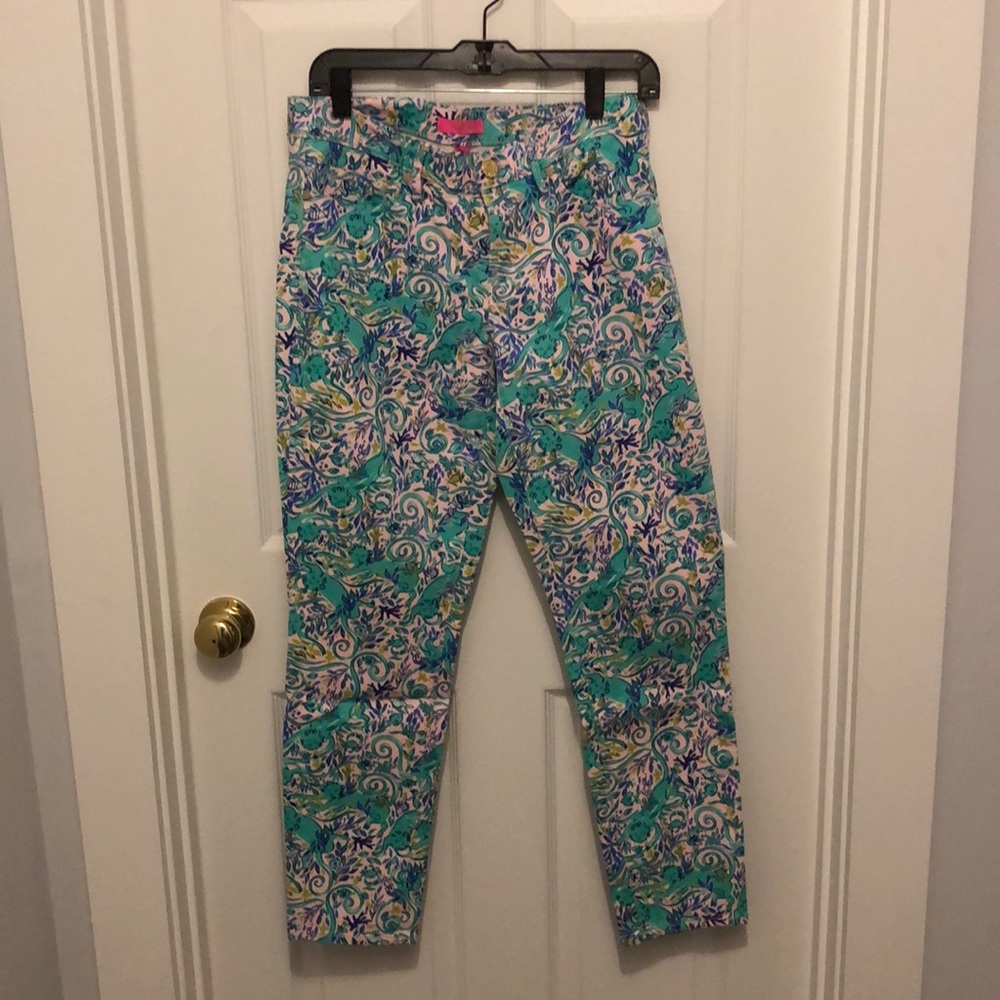 Lilly Pulitzer South Ocean Pants Size 10
